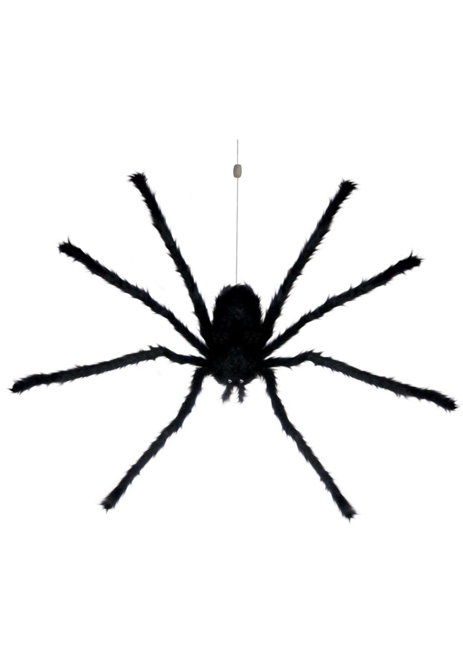 Floating Dropping Black Spider Decoration