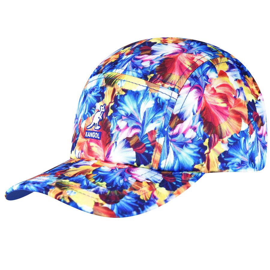 Floral 5 Panel Cap - Starry Blue Floral / 1SFM