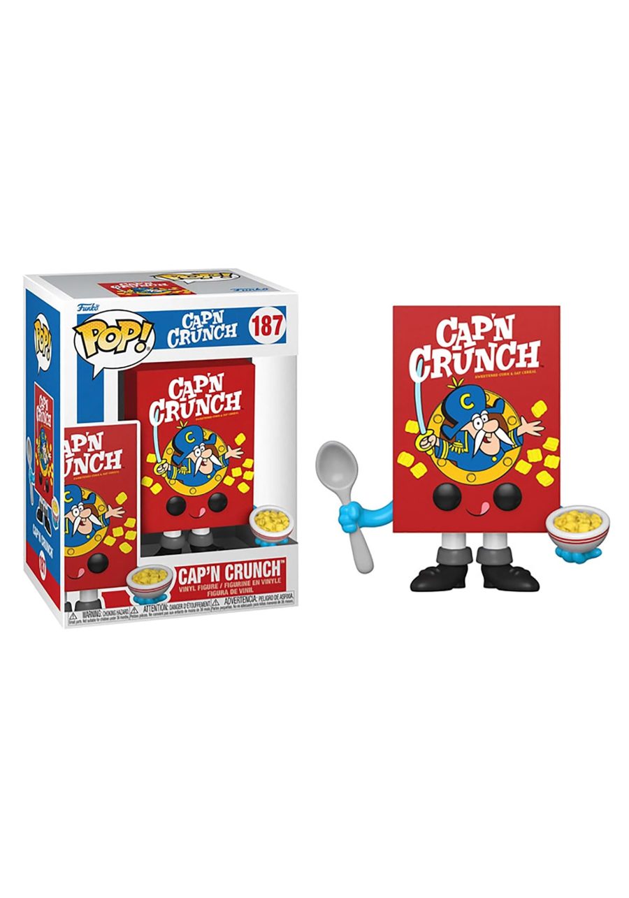 Funko POP! Vinyl: Quaker- Cap'N Crunch Cereal Box