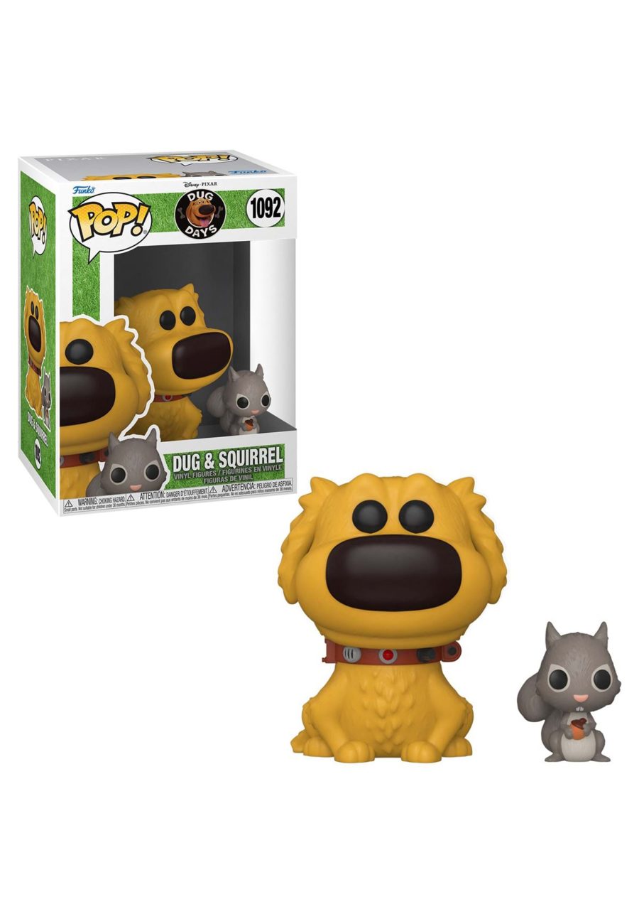 Funko POP! & Buddy: Dug Days- Dug w/ Squirrel