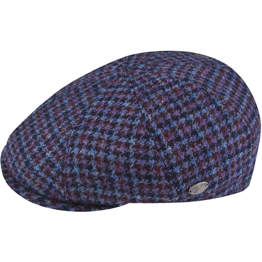 Furman Contour Cap - Blue Plaid / M