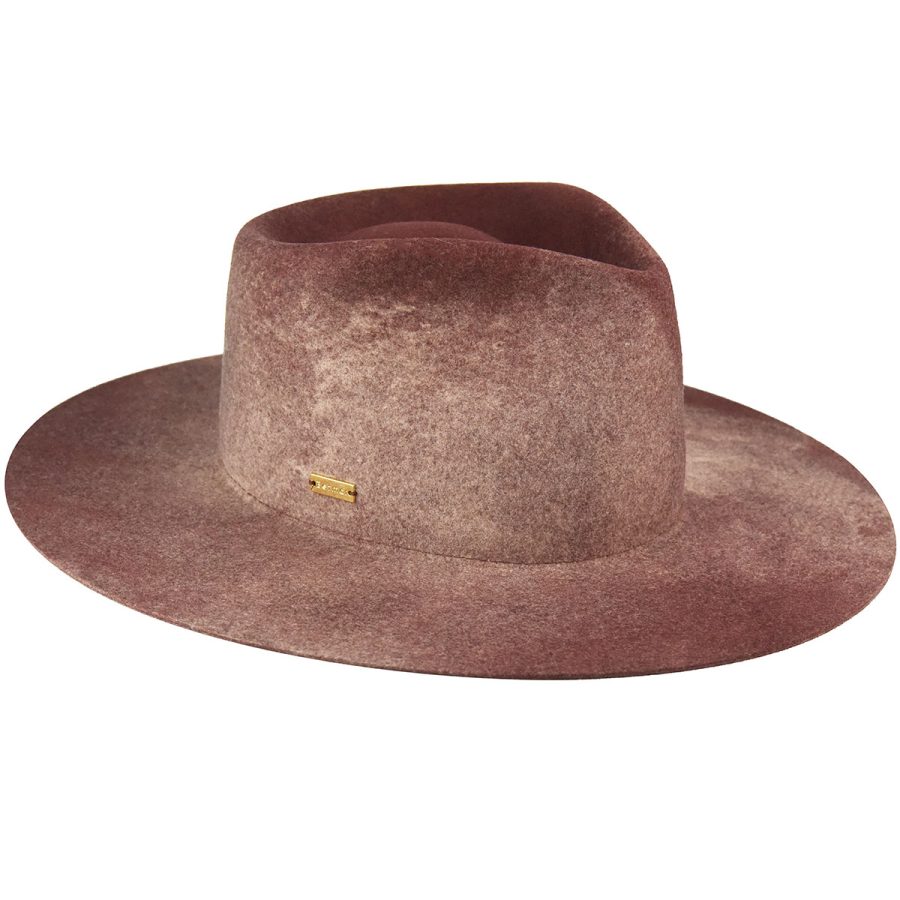 Georgia Fedora - Brown/Beige Swirl/S/M