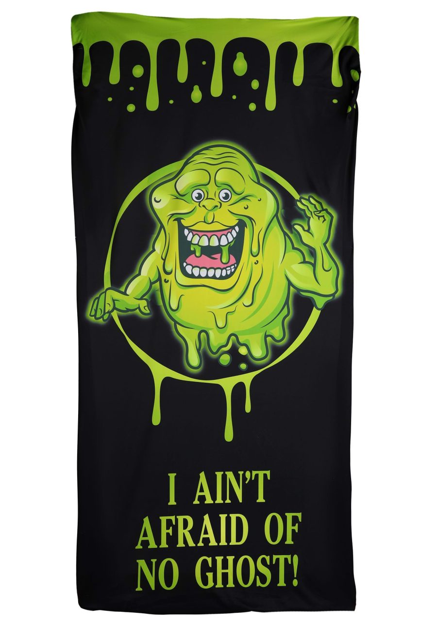 Ghostbusters I Ain't Afraid of No Ghosts Door Curtain Prop