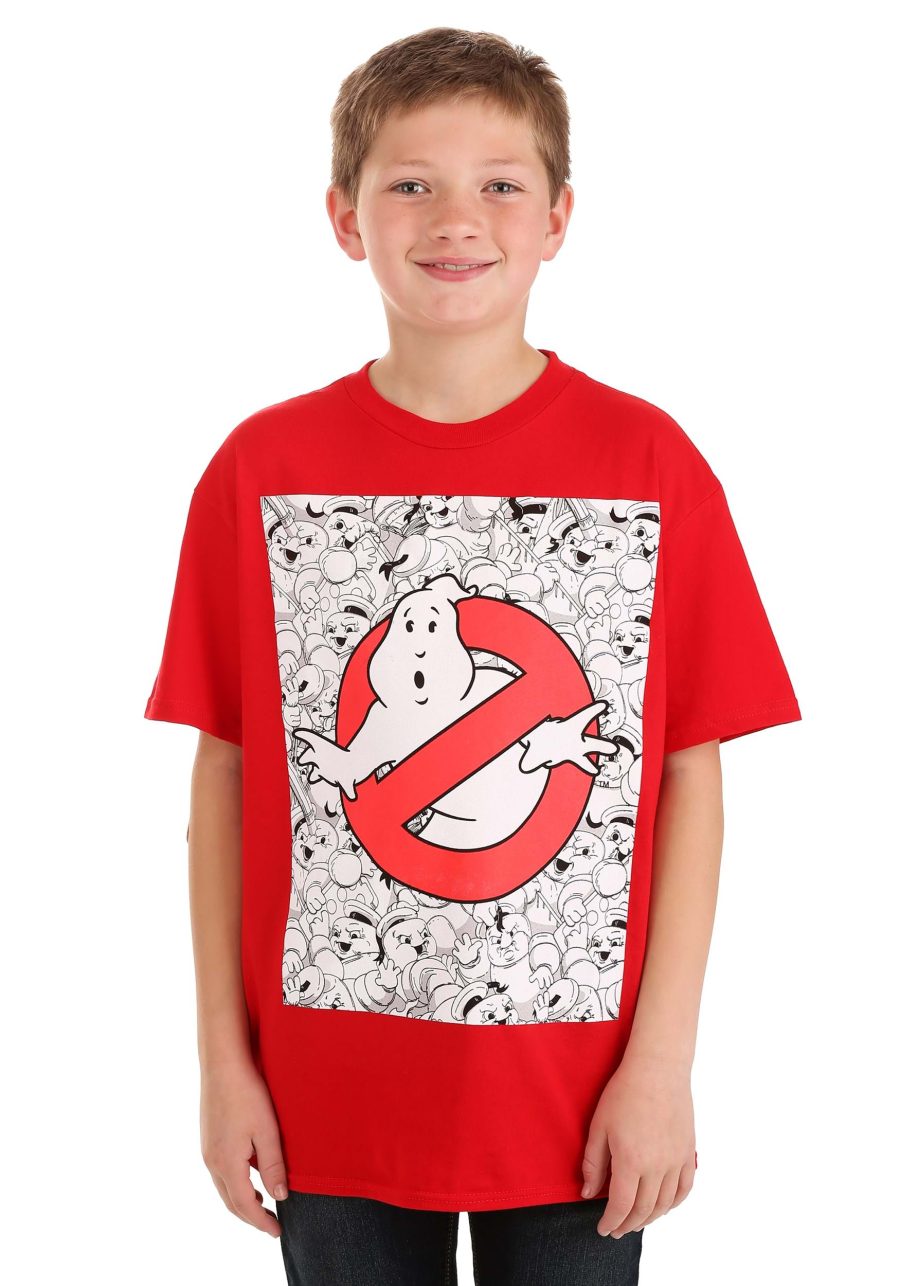 Ghostbusters Logo Red T-Shirt for Kids