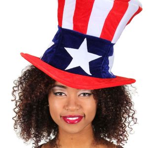 Giant Uncle Sam Plush Costume Hat