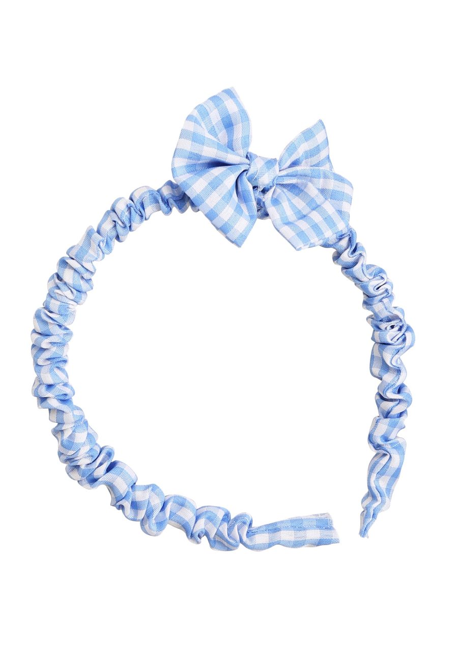 Gingham Bow Headband