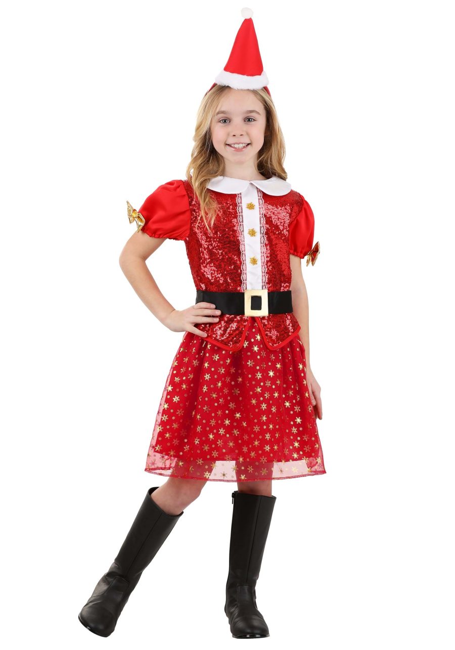 Girl's Christmas Santa Dress