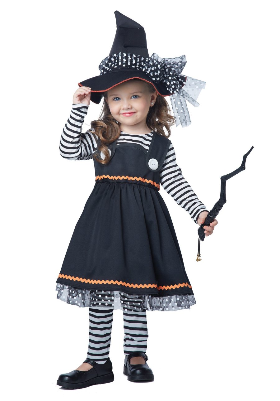 Girl's Crafty Little Witch Toddler Costume