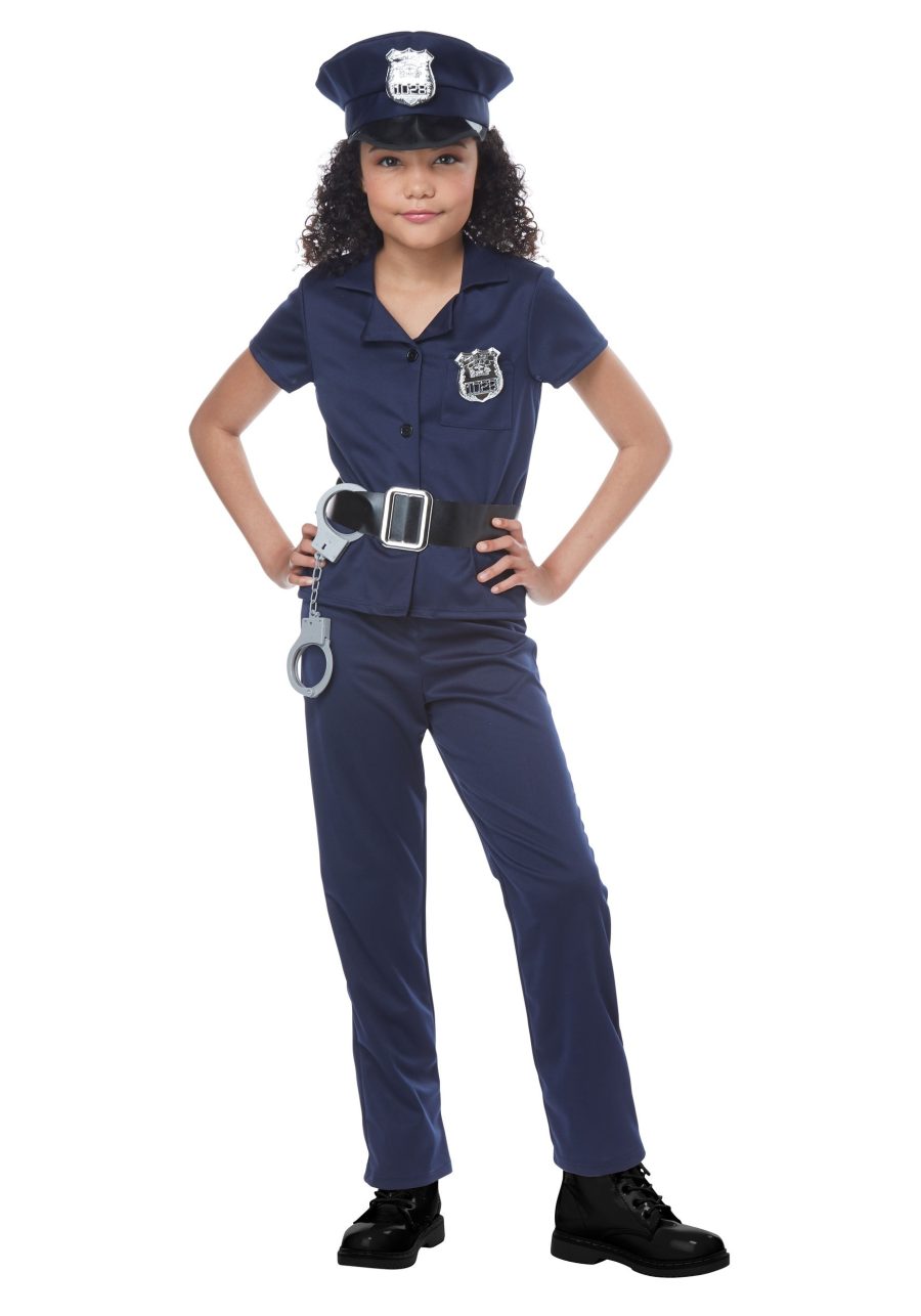 Girl's Cute Cop Costume