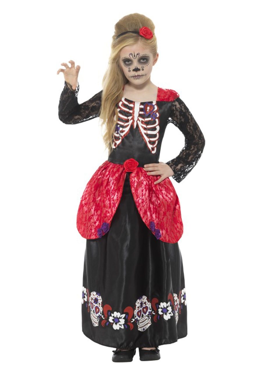 Girl's Day of the Dead Costume