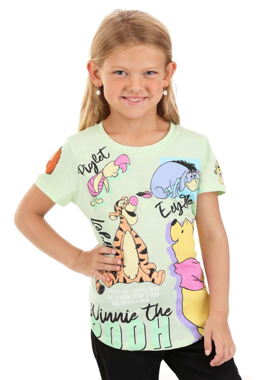 Girl's Disney Winnie the Pooh Multi Hit Tee