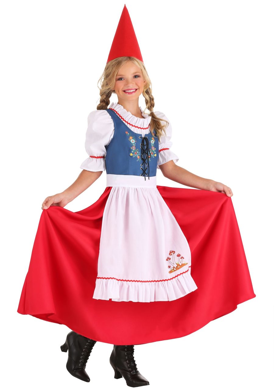 Girl's Garden Gnome Costume