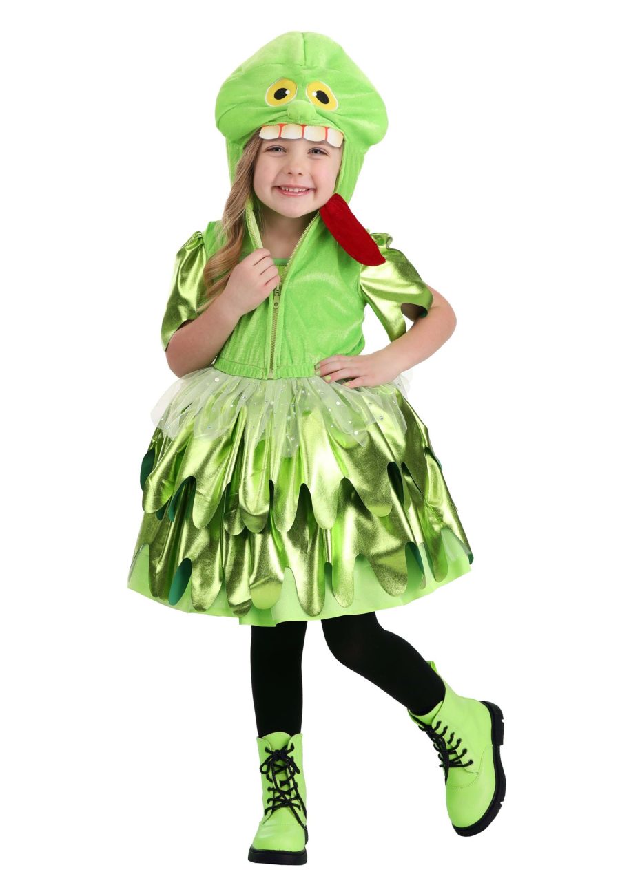 Girl's Ghostbusters Toddler Slimer Costume