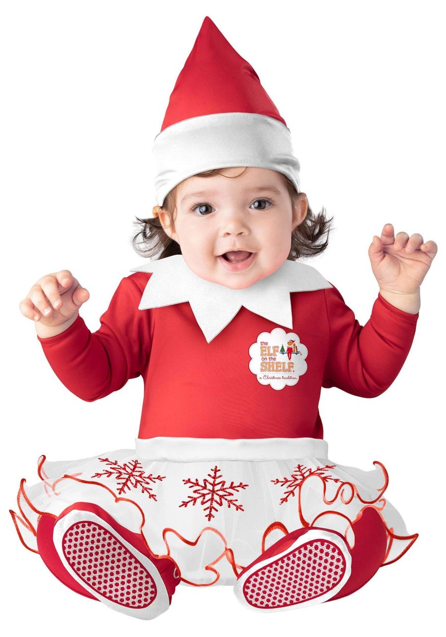 Girl's Infant Elf on the Shelf Costume