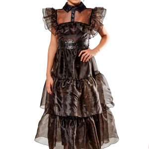Girl's Netflix Wednesday Rave'N Dance Costume