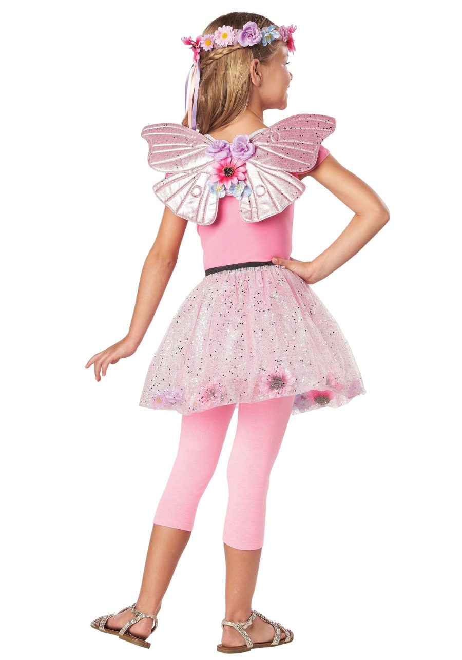 Girl's Pink Fairy Wings