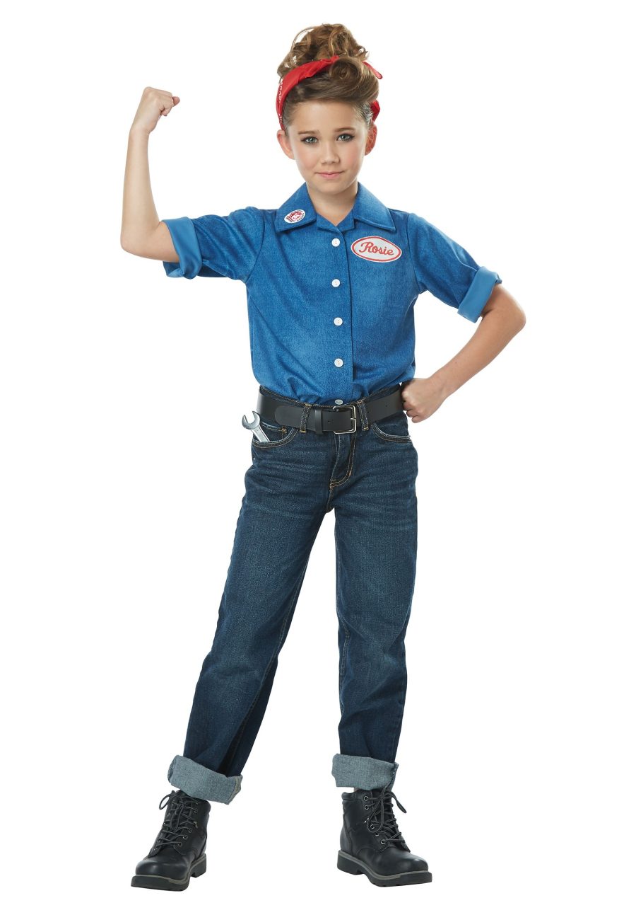 Girl's Rosie the Riveter Costume