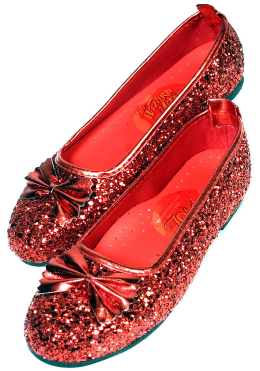 Girls Ruby Slippers Costume Shoes