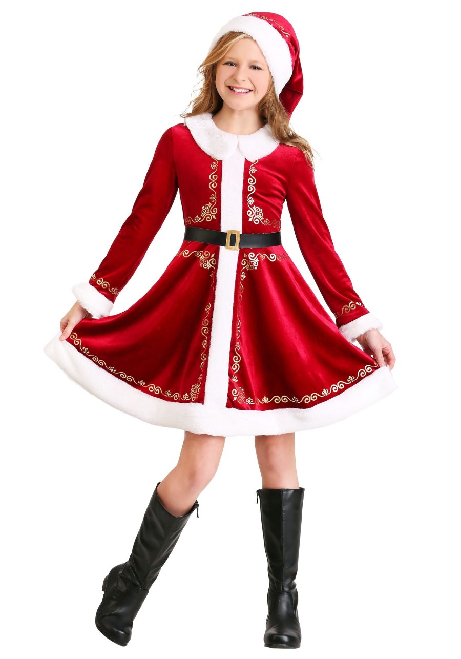 Girl's Santa Costume Dress