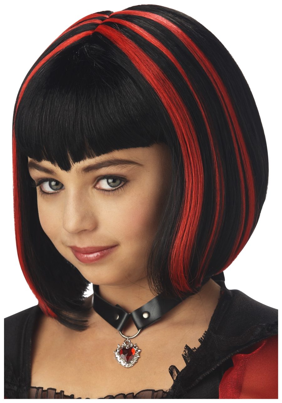 Girl's Spunky Vampire Wig