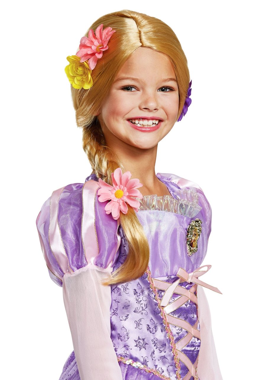 Girls Tangled Rapunzel Deluxe Wig