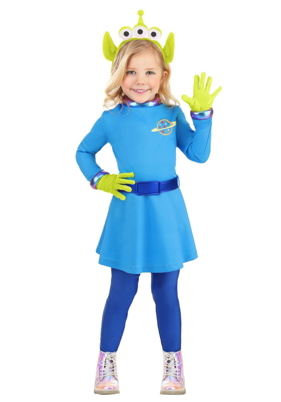 Girl's Toddler Disney and Pixar Toy Story Alien Costume