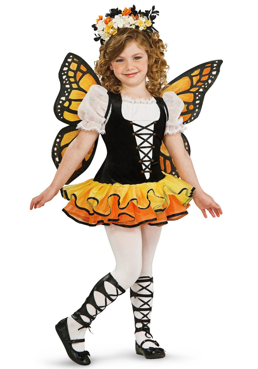 Girl's Toddler Monarch Butterfly Fairy Costume