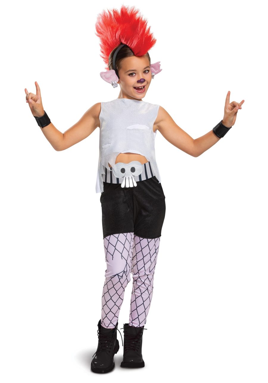 Girl's Trolls World Tour Deluxe Barb Costume