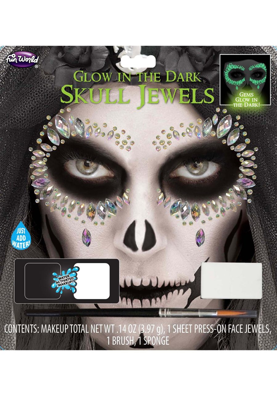 Glow in the Dark Skull Jewels