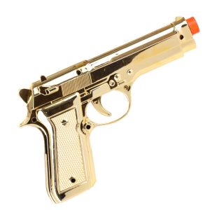 Gold Toy Gun Accessory
