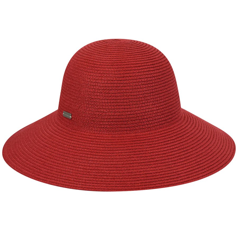 Gossamer Wide Brim Hat - True Red/1SFM