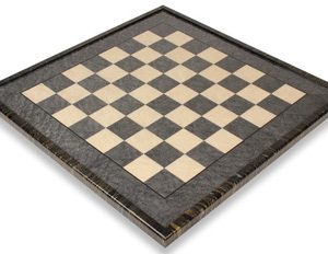 Gray & Erable Chess Board with Variegated Frame - 2.375