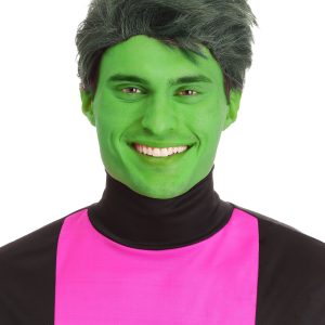 Green Shapeshifting Superhero Wig Men's