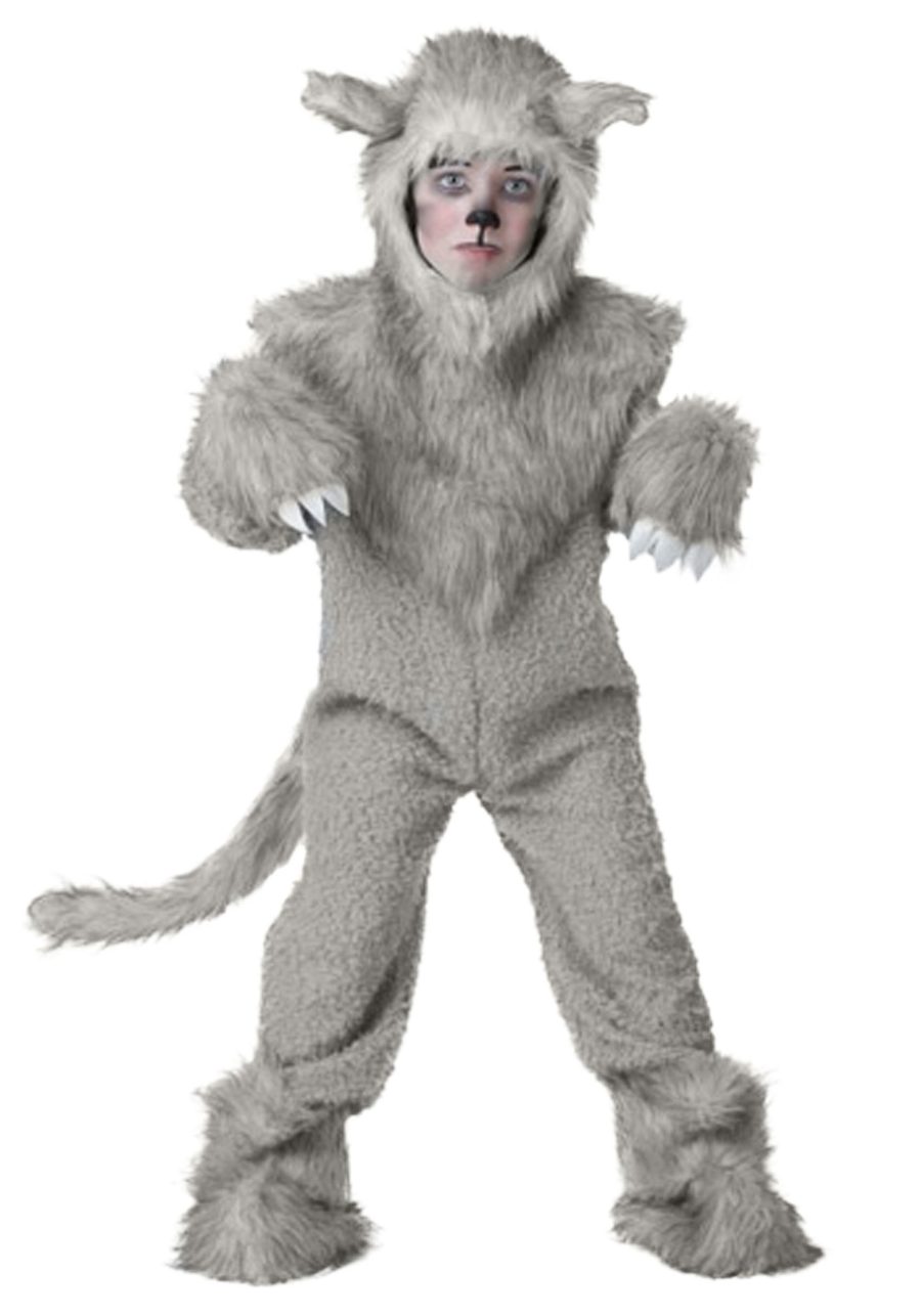 Grey Wolf Kid's Costume