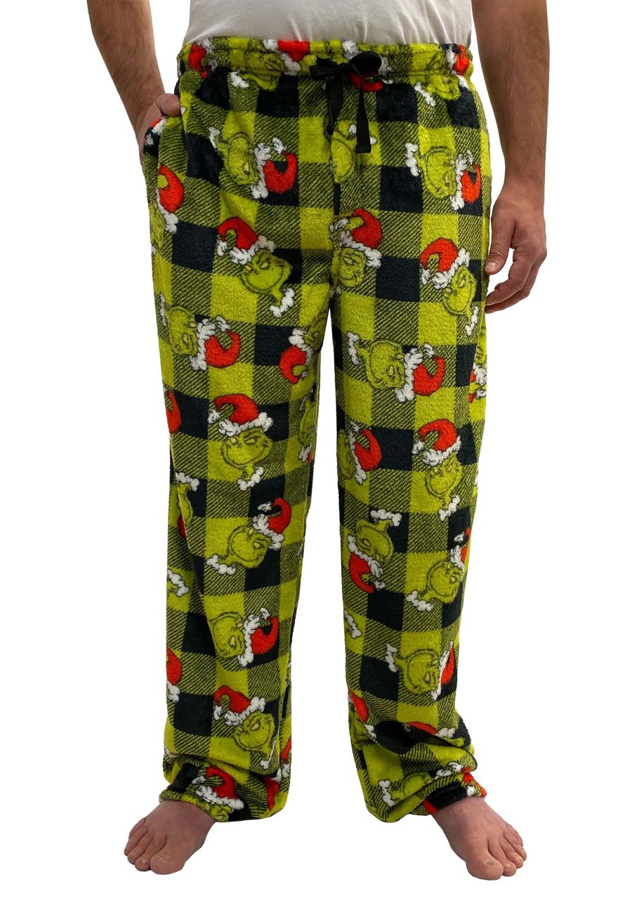 Grinch Buffalo Plush Sleep Pants