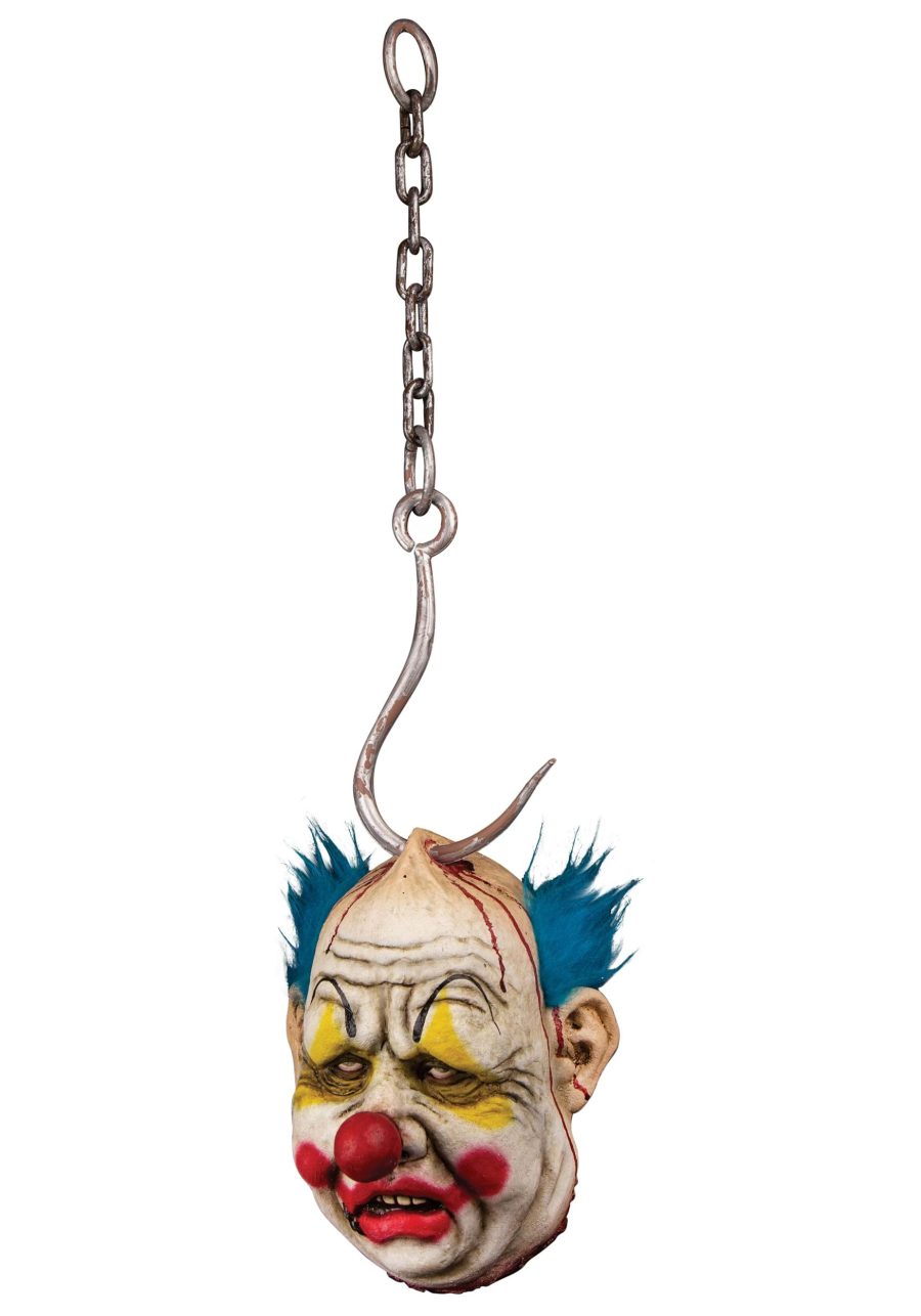 Hanging Decapitated Chunky Clown Head Decoration