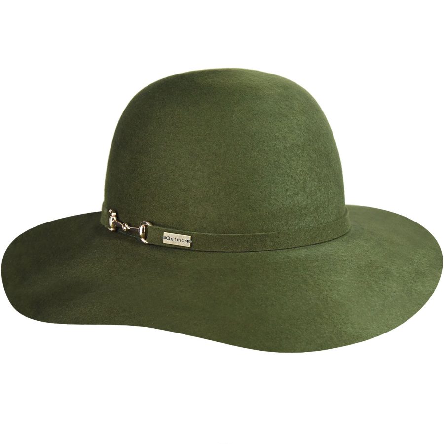 Hannah LiteFelt ® Wide Brim Floppy - Olive/M/L