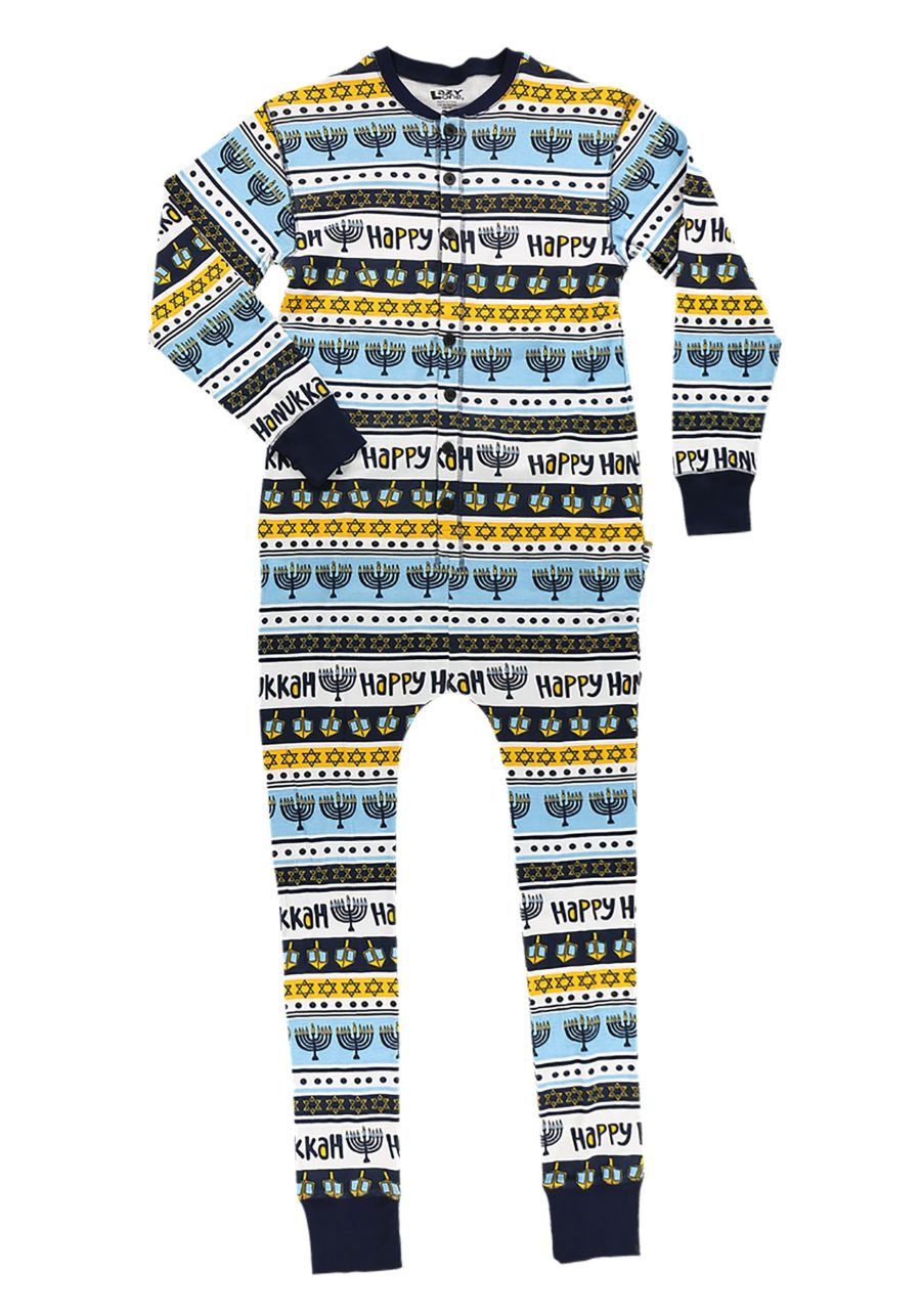 Happy Hanukkah Flapjack Pajamas for Kids