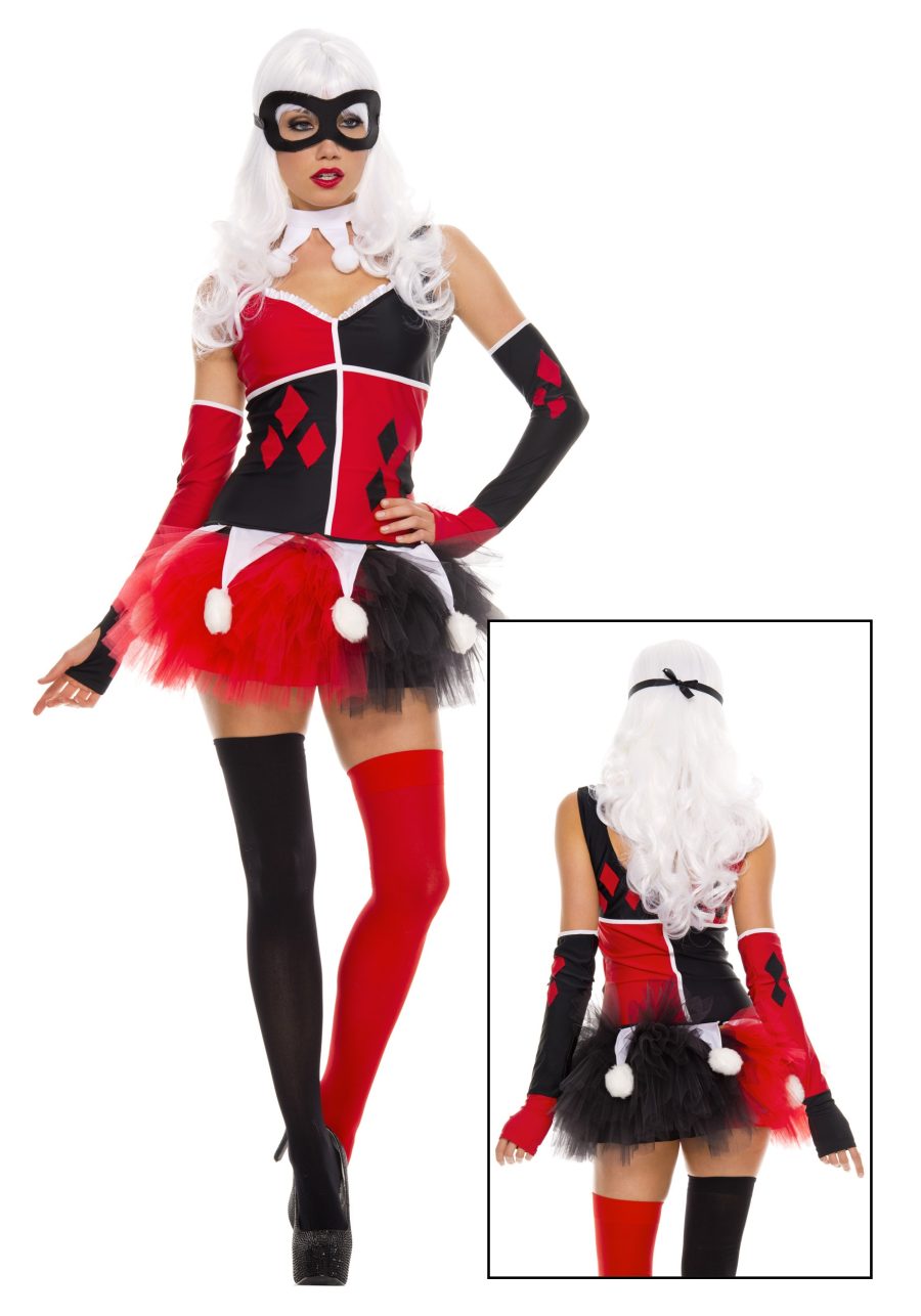 Harley Jester Costume for Women