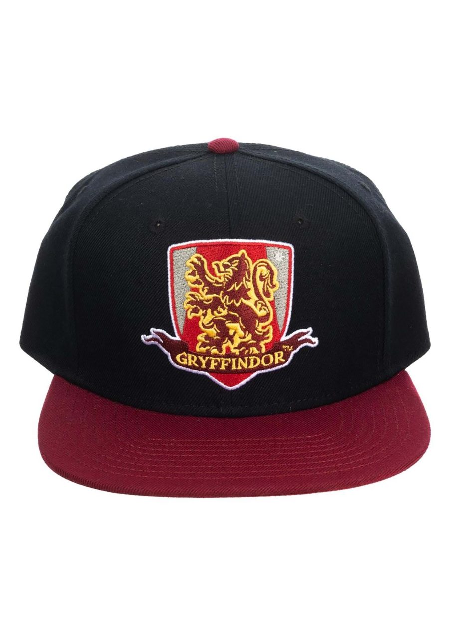 Harry Potter Gryffindor Flat Bill Snapback Hat