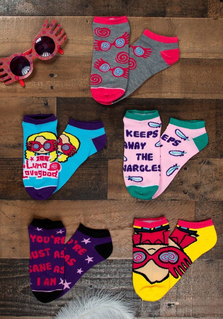 Harry Potter Luna Lovegood 5 Pair Ankle Socks