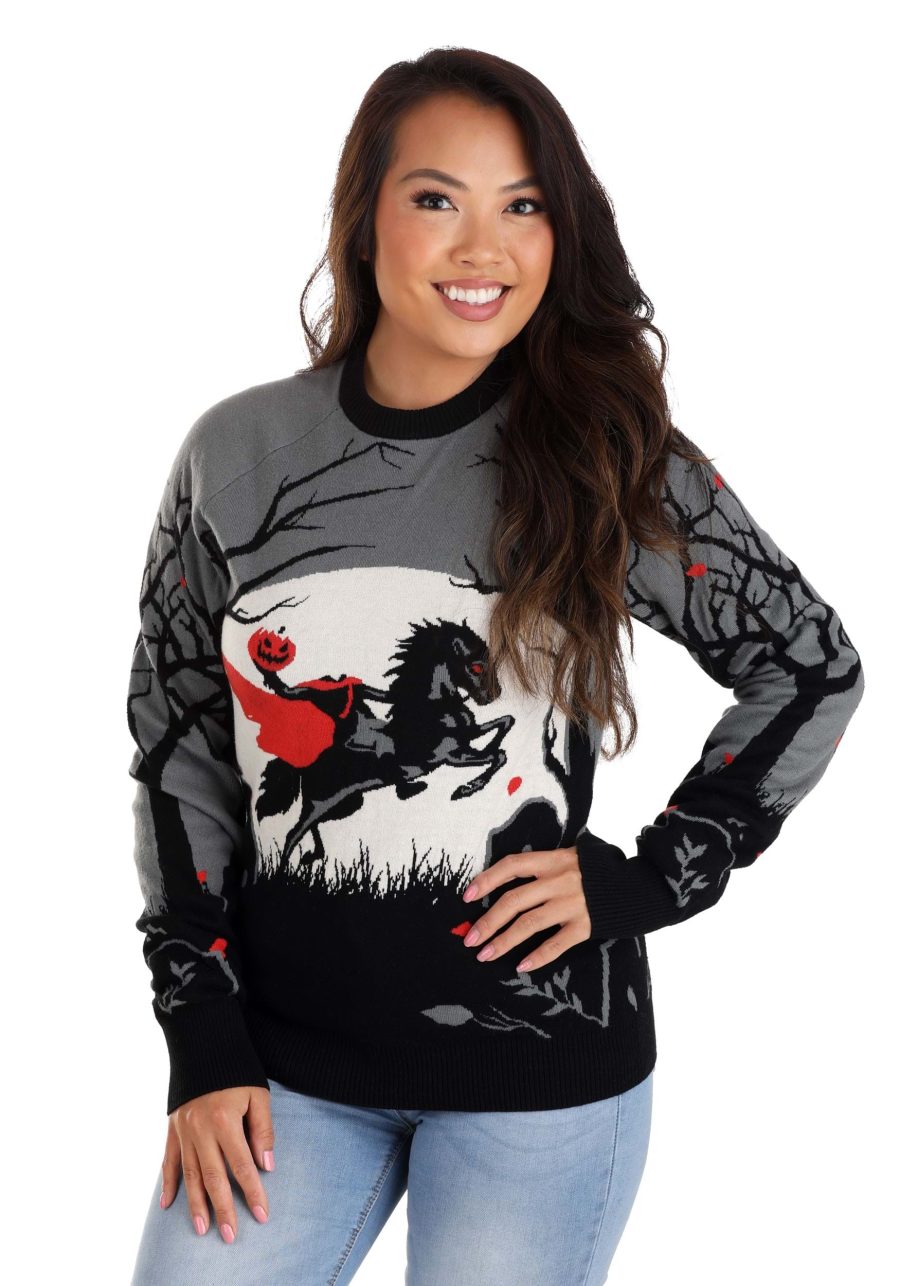 Headless Horseman Halloween Sweater