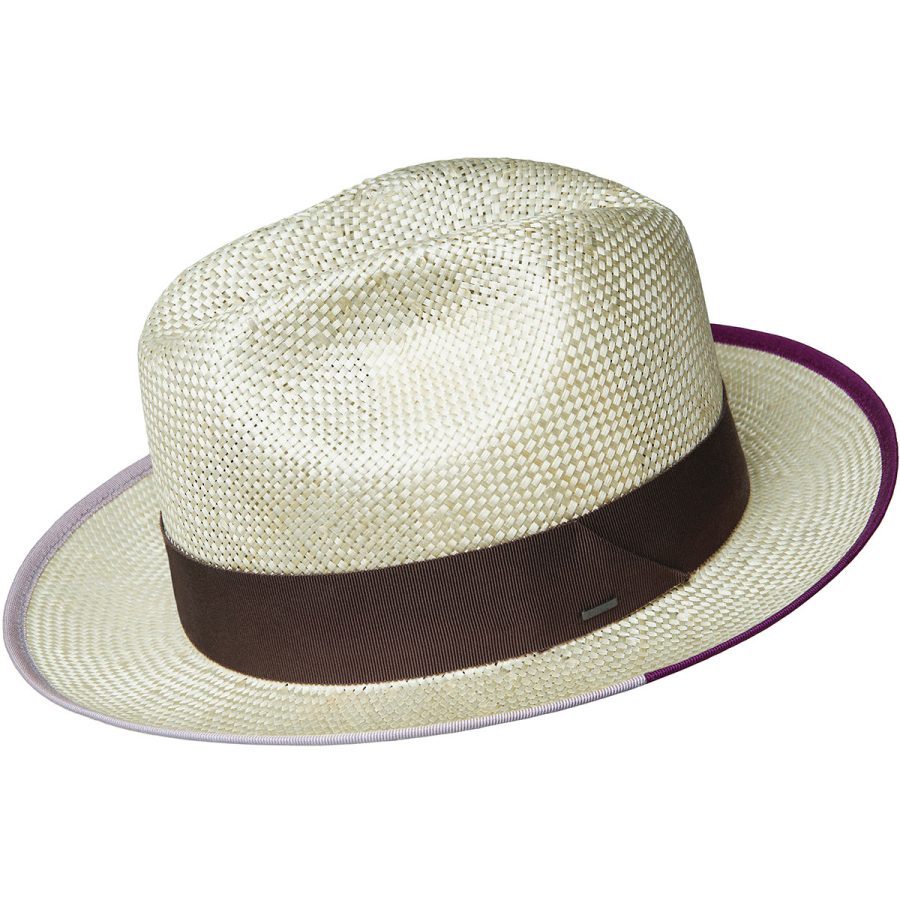 Hesmond Fedora - Natural/Fuchia/S