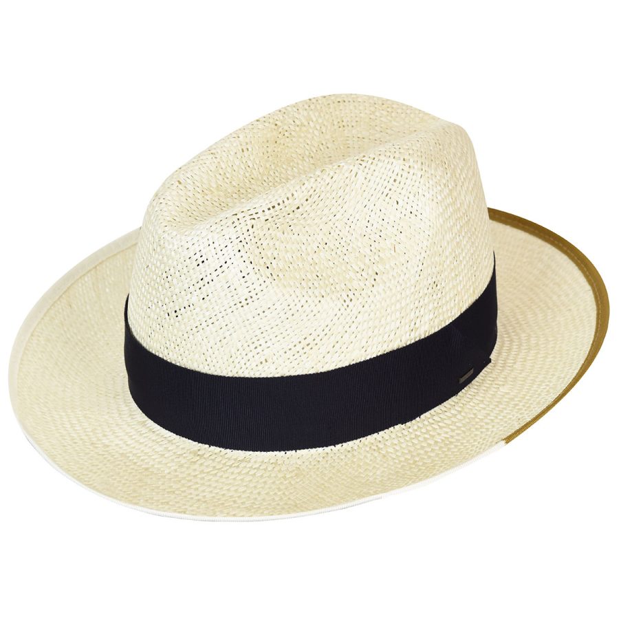 Hesmond Fedora - Natural/Mustard/S