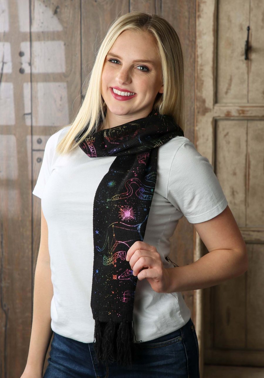 Hogwarts Constellations Knit Scarf