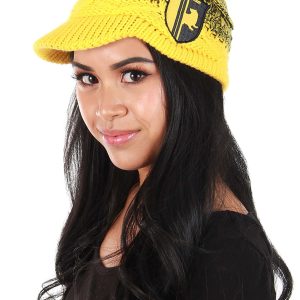 Hufflepuff Knit Brim Cap