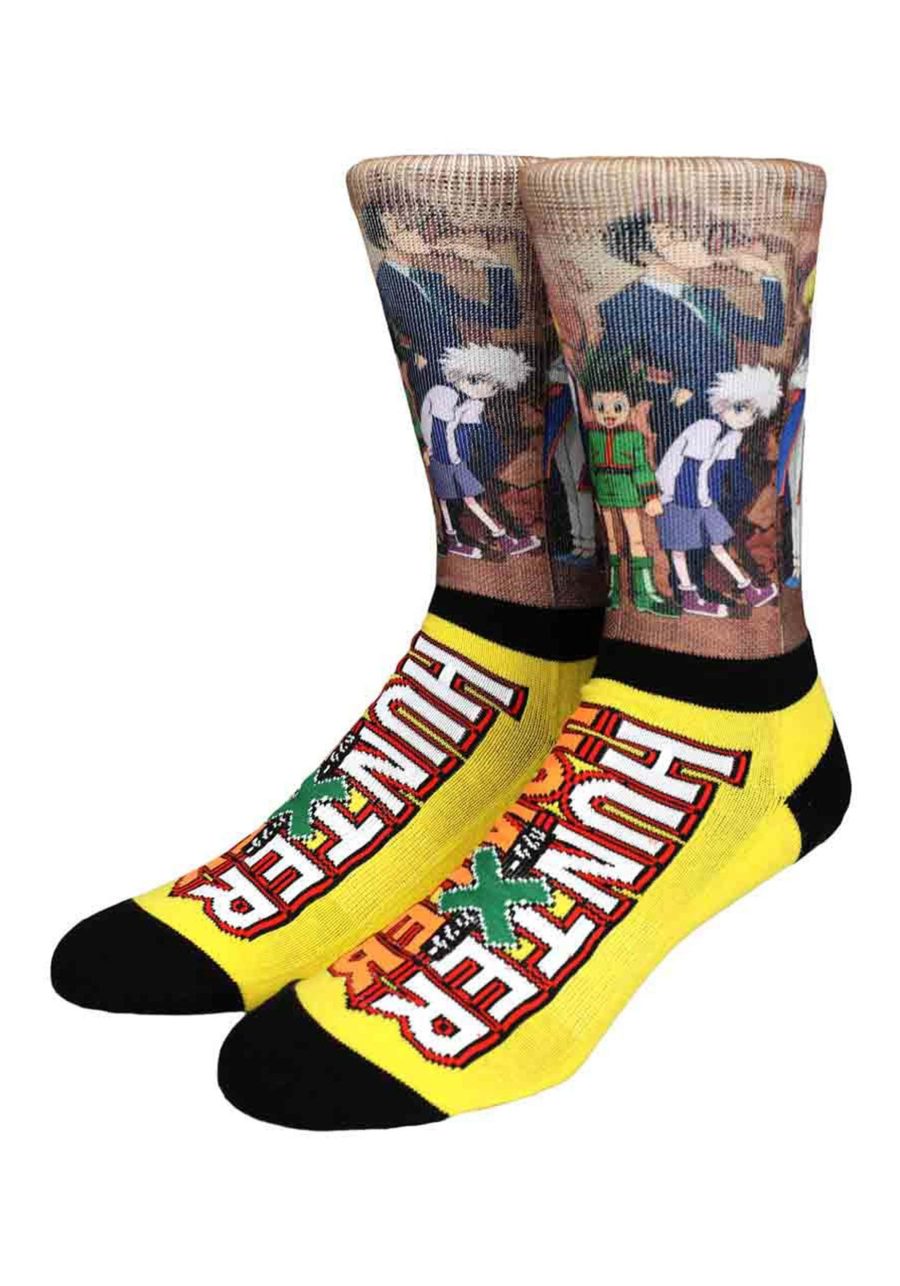 Hunter X Hunter Character Sublimated Crew Socks