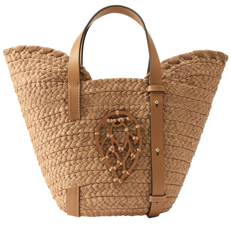 Ines Whipstitch Basket - Nougat/Caramel / misc