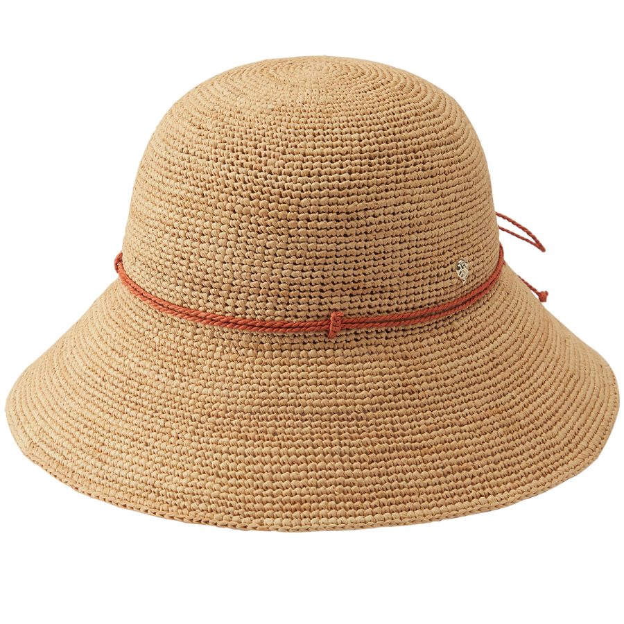 Iris 9 Wide Brim Cloche - Natural/Sunset / 1SFM