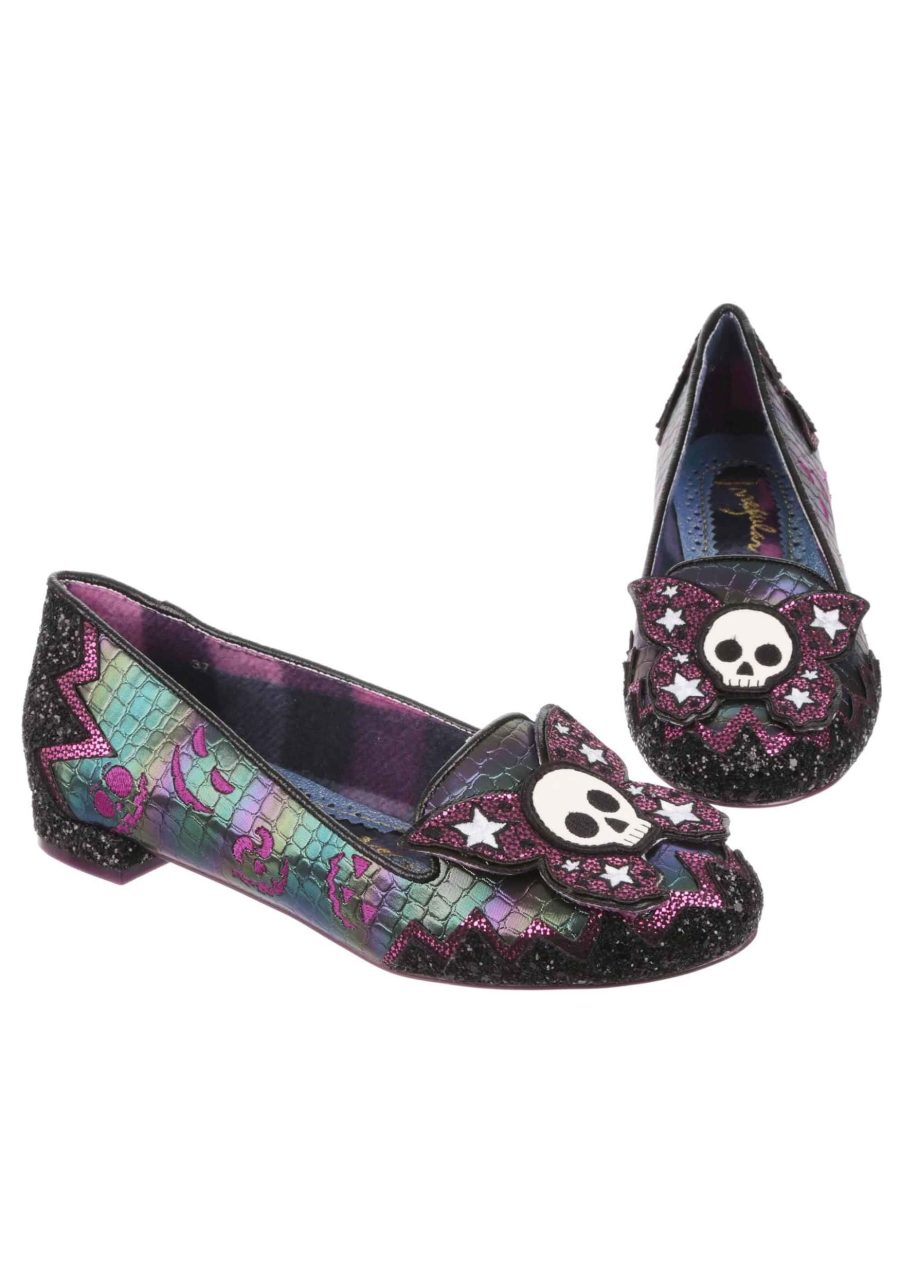 Irregular Choice Deadly Kiss Flats